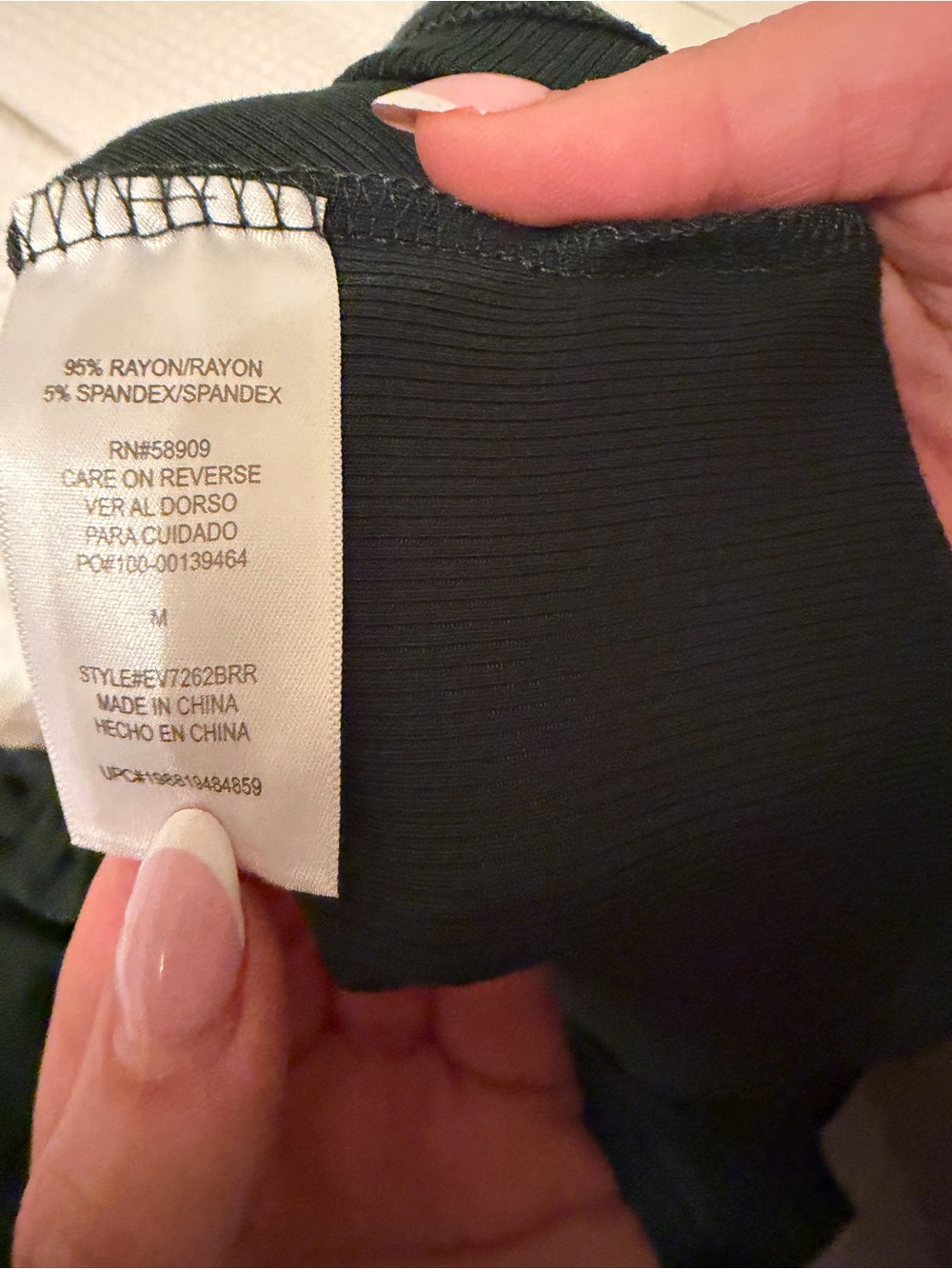 Everlane Long Sleeve Ruched Maxi Dress - Dark Green - Picture 7 of 7